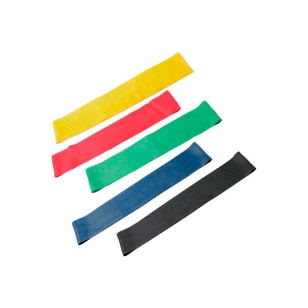 Fabrication Enterprises CanDo Exercise Band Loop, 15" Long, 5 Color Set 1230778 - main